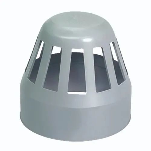 Grey 75mm PP Vent Cowl, For Structure Pipe, Pattern : Plain