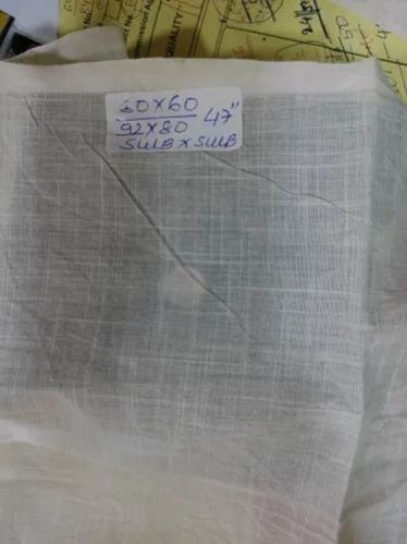 Grey Cotton Slub Fabric, For Garments, Occasion : Party Wear