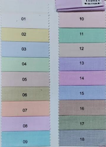 Mulit Colour Soft Finish Fabric, For Garments, Pattern : Plain