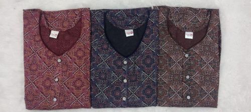 Alphine Anarkali Ladies Cotton Nighty, Feature : Soft Texture, Comfortable, Anti-Wrinkle, Anti-Static