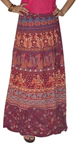 Ladies Cotton Gypsy Sarong Skirt, Style : Long