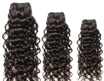 Machine Weft Hair, For Personal, Style : Curly, Straight, Wavy