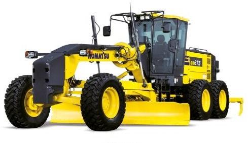 Komatsu GD675-6 Motor Grader, For Construction Use, Mines Use, Color : Yellow