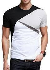 Mens Black Cotton T Shirts, Size : XXL, XL
