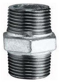 Sliver Threaded GI Hex Nipple, Packaging Type : Bags