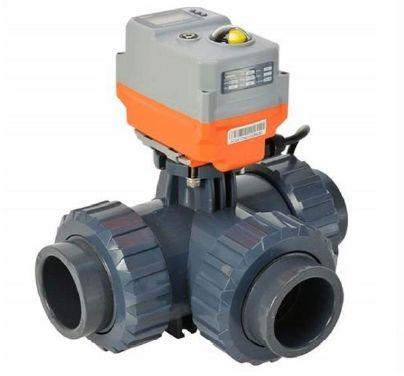 Black Solenoid UPVC PP Motorized Ball Valve, Feature : Casting Approved, Durable, Investment Casting