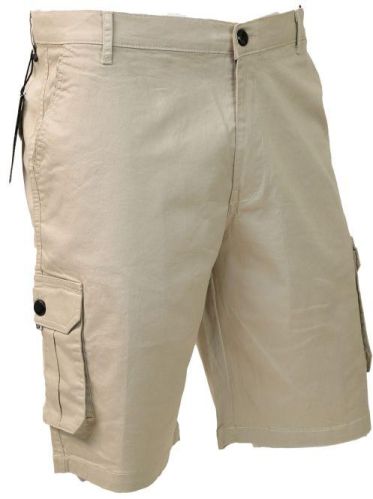 Cotton Mens Beige Cargo Shorts, Size : L