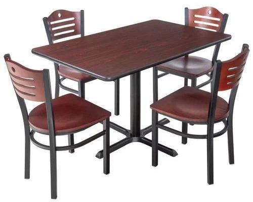 Rectangular Restaurant Dining Table Set