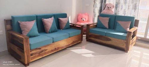 Rosewood Sofa Set, Back Type : Pillow Back