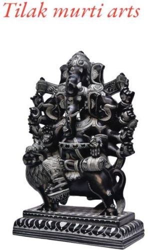 Polished Marble Ganesh Statue, For Shiny, Dust Resistance, Size : Customer Size