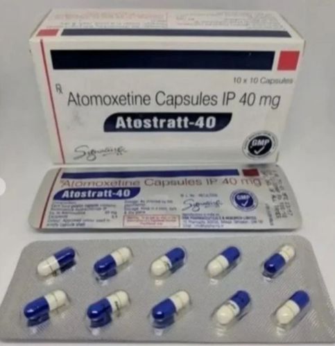 Atomoxetine Atostratt 40 Mg Capsules, Packaging Size : 10x1