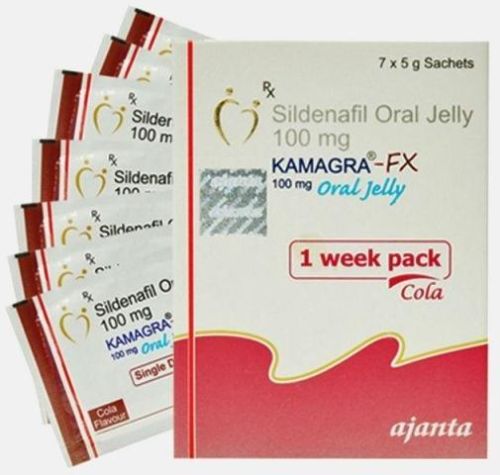 Kamagra Oral Jelly Cola Tablets, Composition : Sildenafil Citrate, Packaging Type : Box