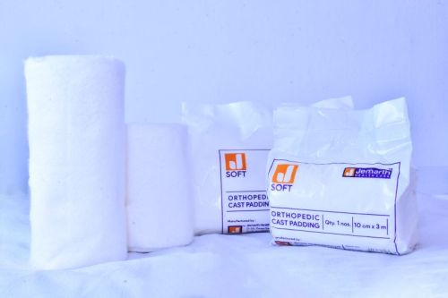 White Cotton Orthopedic Cast Padding, Feature : Eco Friendly, Soft