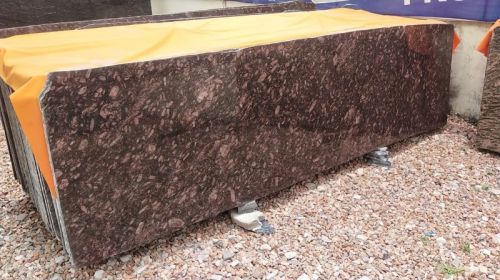 Pearl Brown Granite Slab, Size : 12x16ft