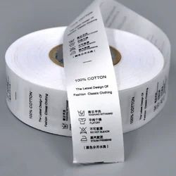 Polyester Printed Taffeta Label, Packaging Type : Roll