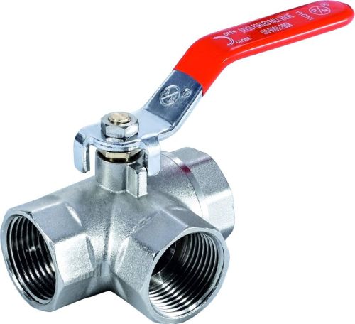 High Stainless Steel Three Way Ball Valve, For Industrial, Size : Standard