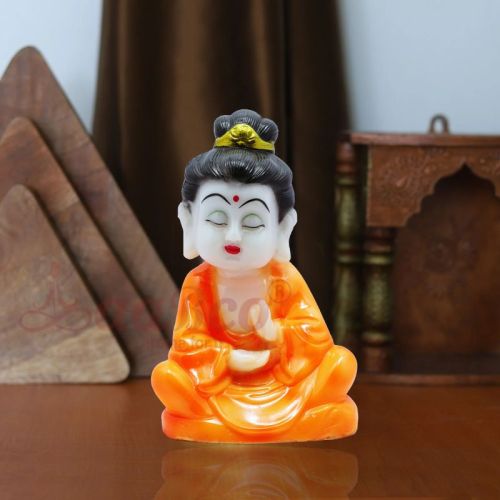 Resin Choti Baby Orange Statue, For Garden, Home, Office, Shop, Packaging Type : Corrugated Box