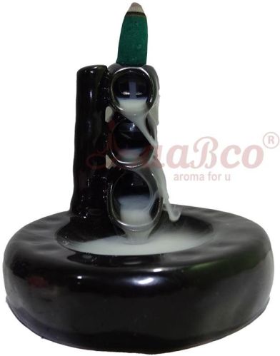 New Resin Tap Black Back Flow Smoke Fountain