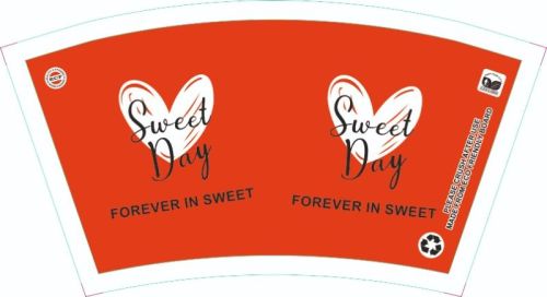 Paper Cup Blank, Model Number : Sweet Day