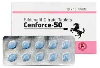 Cenforce 50mg Tablets, Packaging Type : Blister