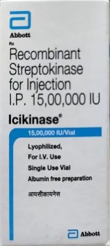 Icikinase Injection, For Prescribe Heart Attack