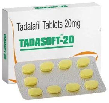 Tadasoft 20mg Tablets, Packaging Type : Blister