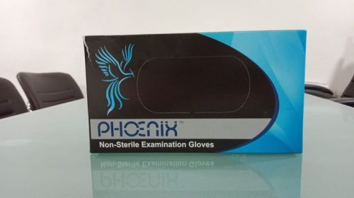 Non-sterile Latex Examination Gloves Powdered, For Clinical, Hospital, Size : Large, Medium, Small