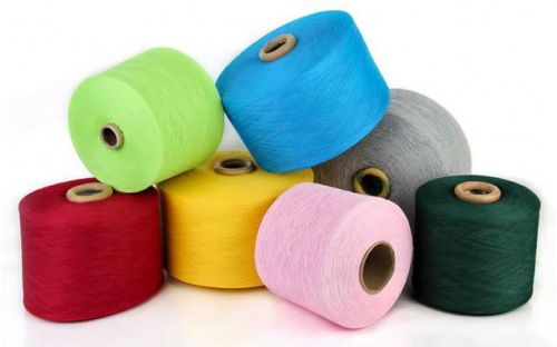 Multicolor Double Twist Colored Cotton Yarn, For Textile Industry, Packaging Type : Roll