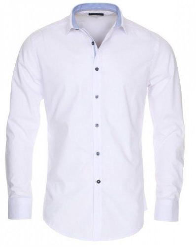 Regular Collar Cotton Men Plain Shirt, Size : XL, XXL