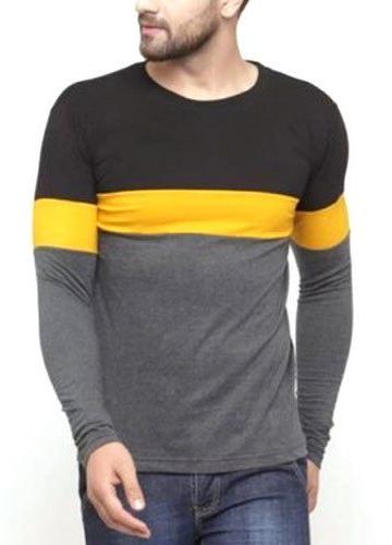 Cotton Mens Full Sleeves T-Shirt, Size : XL