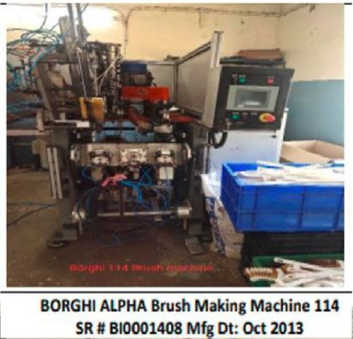 Borghi Alpha Brush Making Machine 114