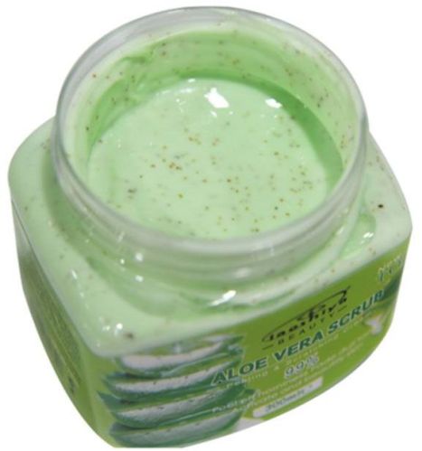 Paste Aloe Vera Scrub, For Parlour, Packaging Type : Plastic Jar