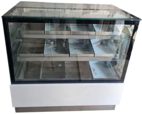 Glass SS Food Display Counter