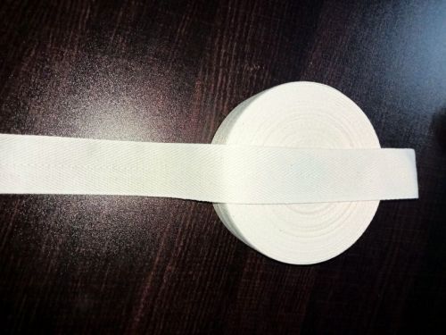 White Cotton Twill Tape, Feature : Break Resistance