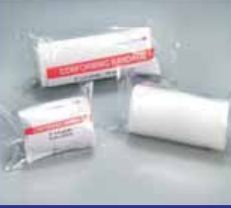 White Gauze Conforming Roll Bandage, For Clinical, Hospital