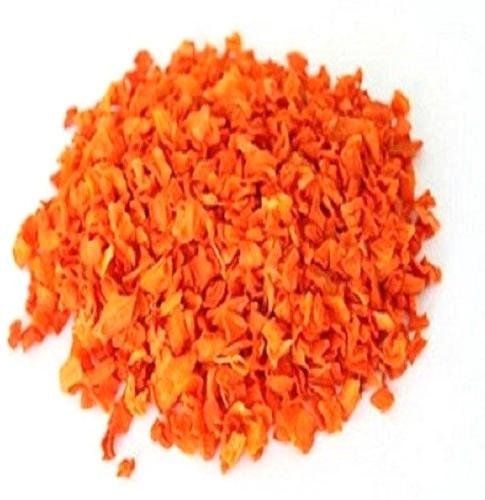 Orange Natural Dried Carrot Flakes, For Food, Packaging Type : PP Bags