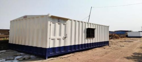 White New Mild Steel Portable Office Container, Feature : Corrosion Free, Fine Finish, Good Quality