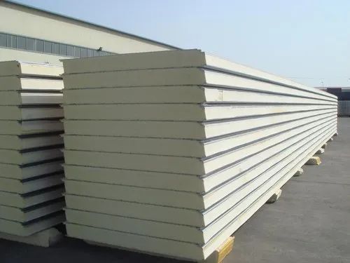 Multicolor Plain Polished Polyurethane Prefabricated PUF Panel