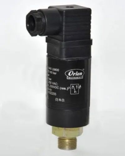 Black Single Phase Polished Orion Pressure Switch, For Industrial, Certification : ISI Certified