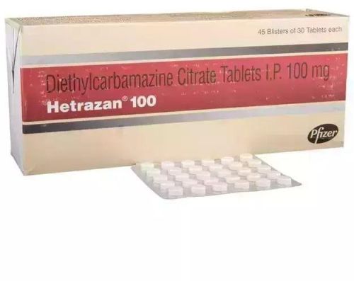 Hetrazan-100 Tablets, Medicine Type : Allopathic