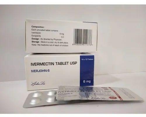 Iverjohn 6 Tablets, Medicine Type : Allopathic