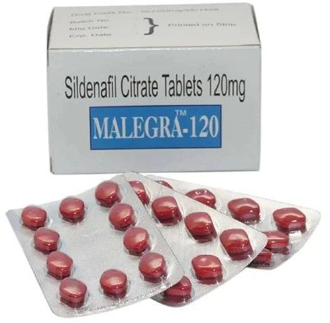 Malegra-120 Tablets, Medicine Type : Allopathic
