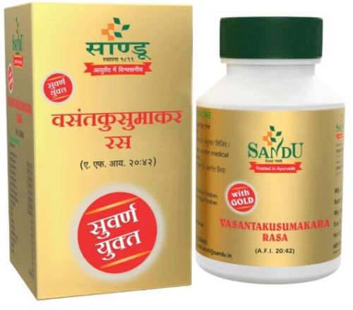 Sandu Vasant Kusumakar Ras Tablets, Medicine Type : Ayurvedic