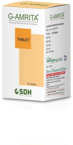 Shree Dhanwantri Herbals G Amrita Tablets, Packaging Type : Bottle
