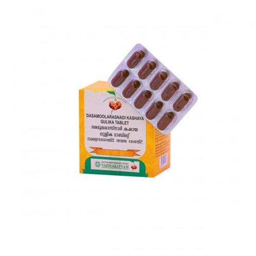 Vaidyaratnam Dasamoolarasnadi Kashaya Gulika Tablets, Packaging Type : Blister Pack