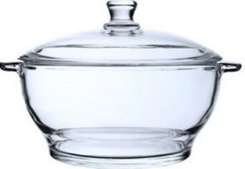 Transparent Glass Casserole, Capacity : 1000 Ml