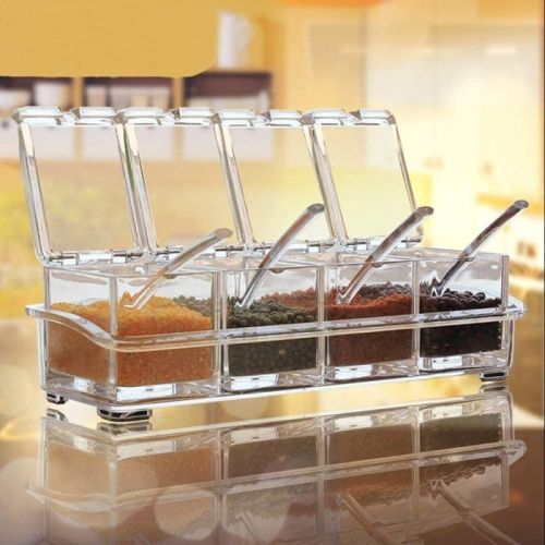 Plain Glass Crystal Spice Rack, For Kitchen, Specialities : High Quality, Fine Finishing, Durable