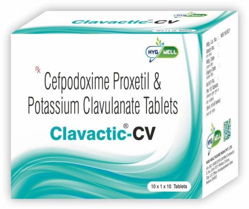 HYGWELL Clavactic-cv Tablets, For Pharmaceuticals, Clinical, Personal, Hospital, Certification : GMP