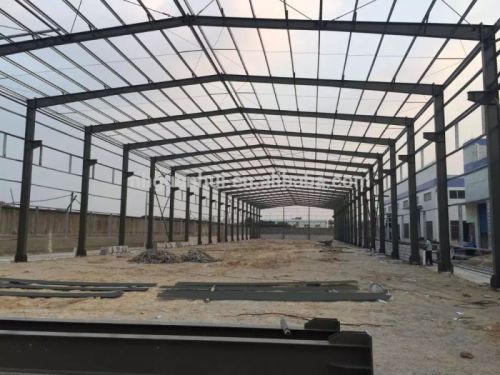 Grey Prefabricated Steel Structure, For Constructional