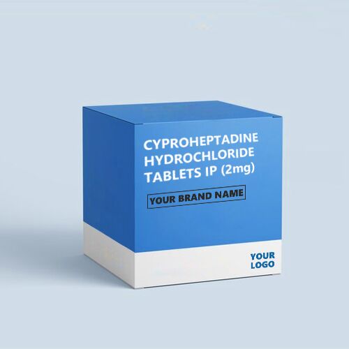 Cyproheptadine Hydrochloride Tablets IP (2mg), Packaging Type : Strips